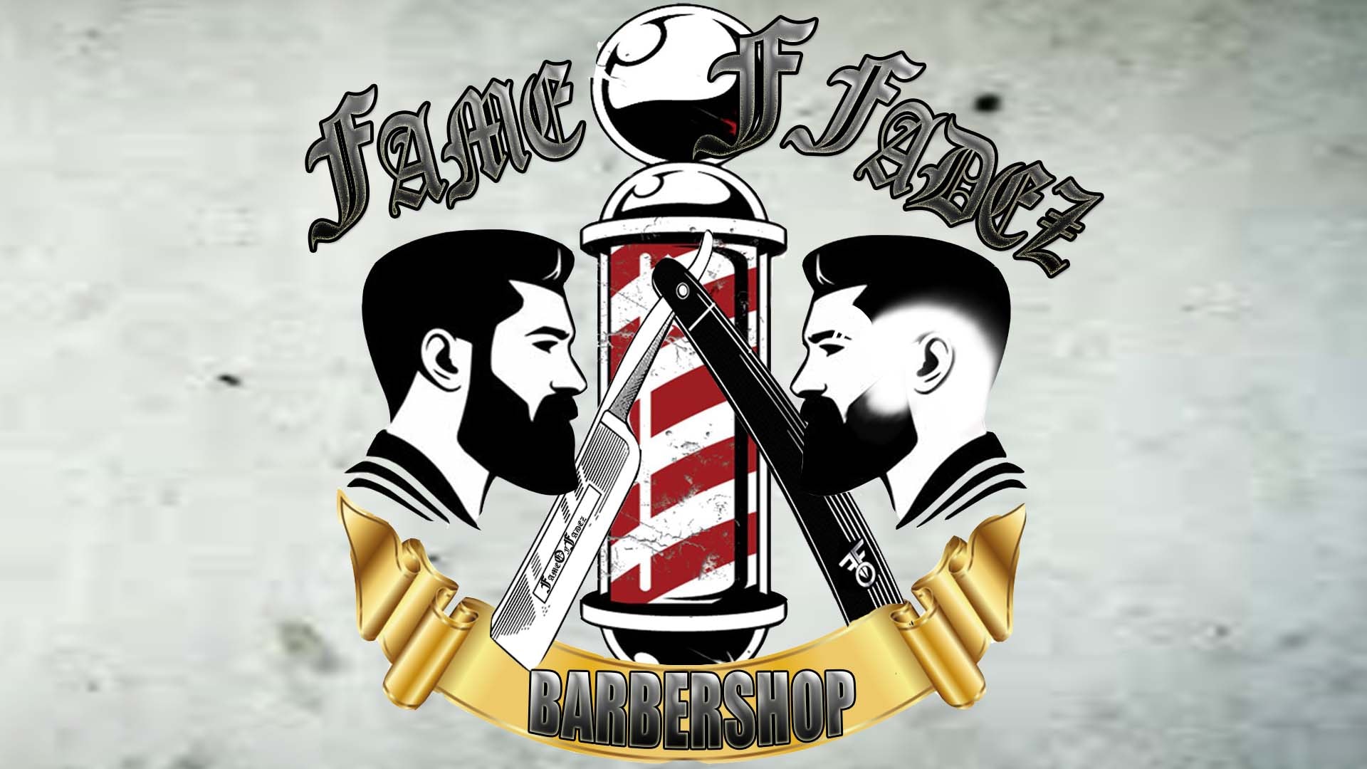 Fame of Fadez Barber Shop Logo